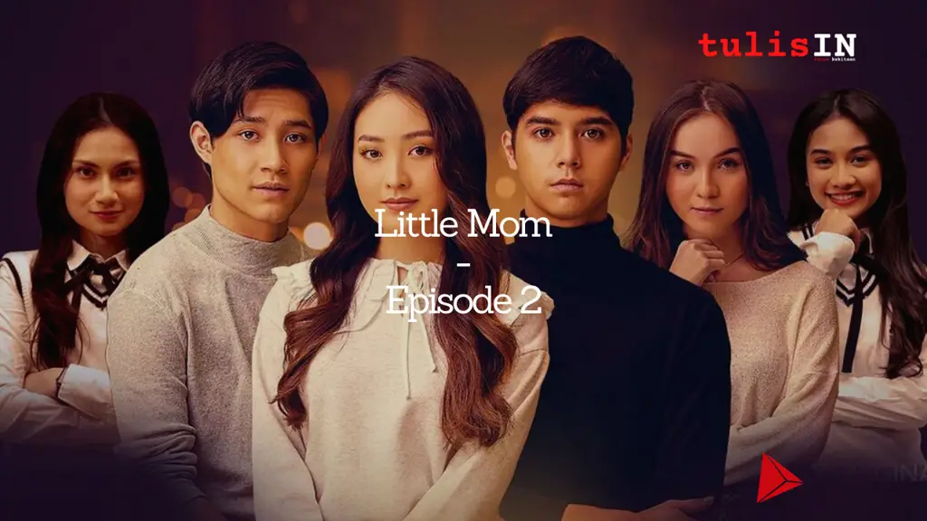 Adegan penutup Little Mom episode 5.