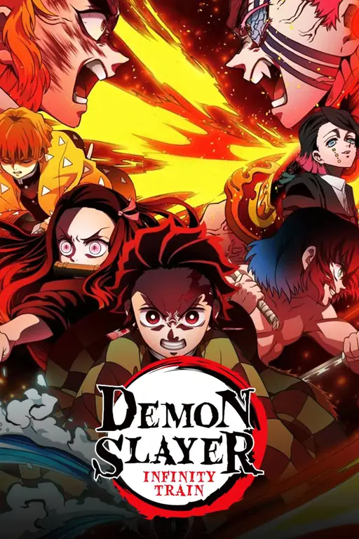 Poster resmi film Demon Slayer: Mugen Train