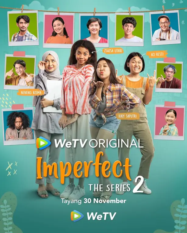 Foto di balik layar pembuatan Imperfect The Series