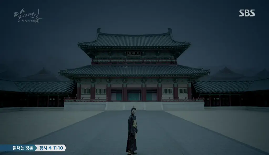 Gambar interior istana dalam drama Moon Lovers: Scarlet Heart Ryeo