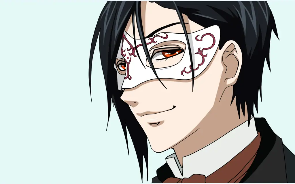 Gambar senyum Sebastian Michaelis