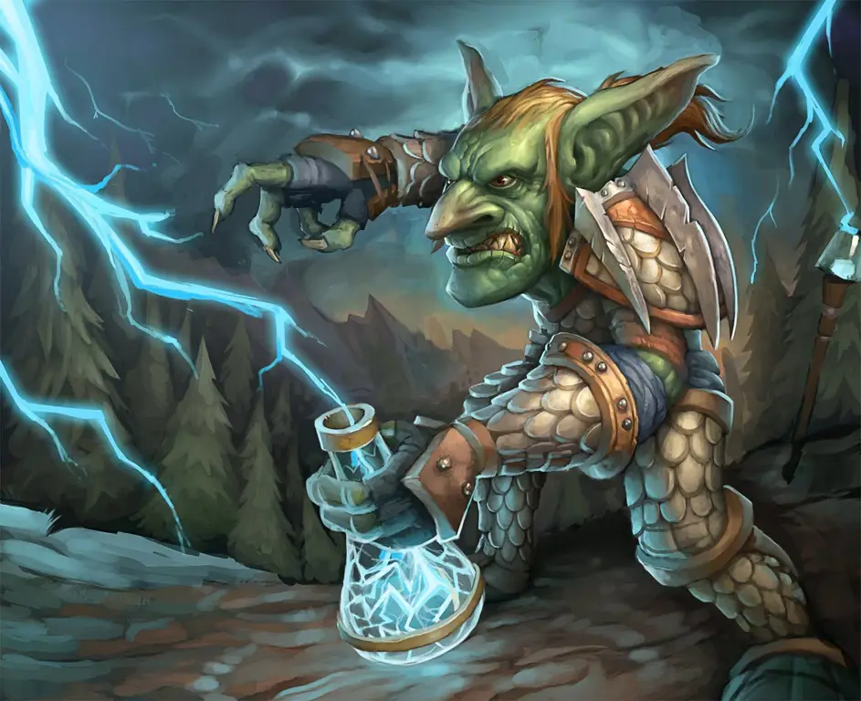 Ilustrasi goblin fantasi