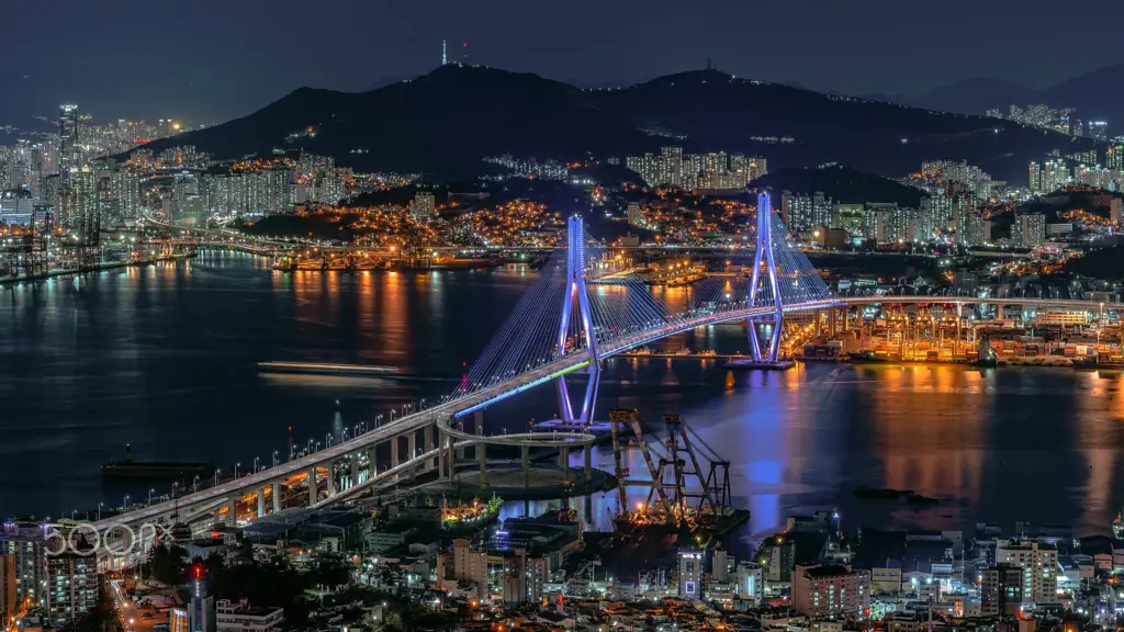 Pemandangan Pantai di Busan