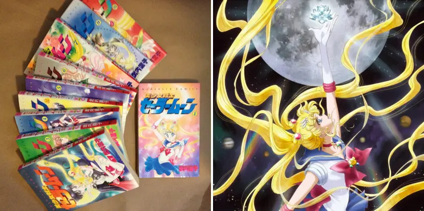 Perbandingan desain karakter Sailor Moon Crystal dengan seri klasik