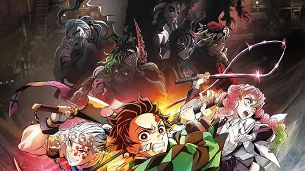 Poster film Kimetsu no Yaiba: Mugen Train