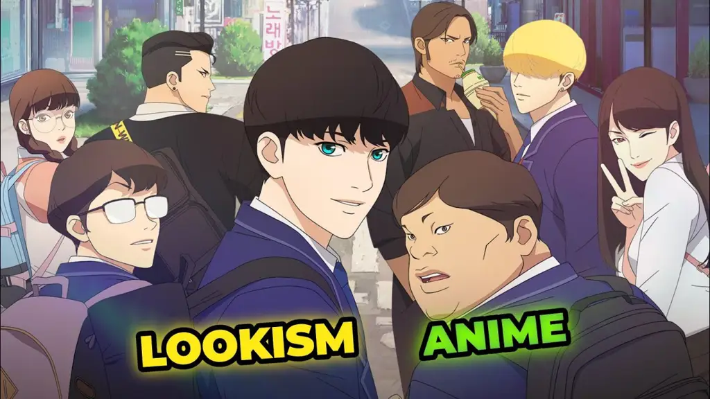 Screenshot adegan menarik dari anime Lookism