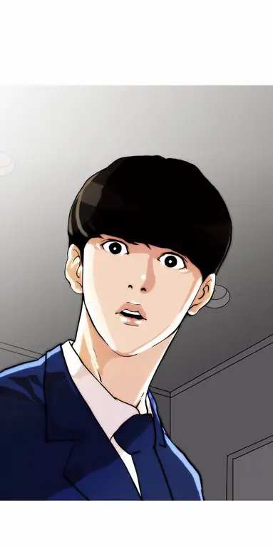 Gambar beberapa panel webtoon Lookism