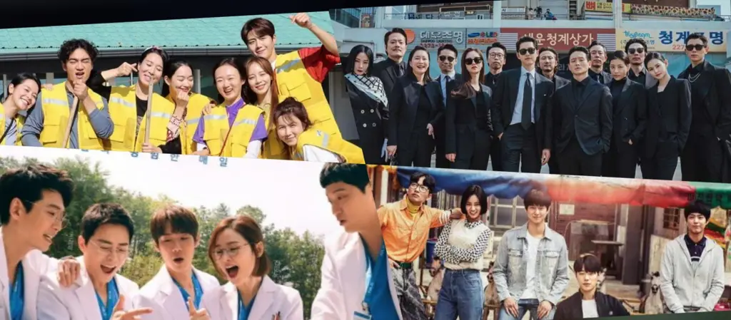 Gambar komunitas penggemar drama Korea online yang sedang berdiskusi