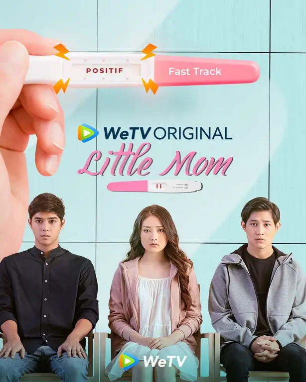 Foto di balik layar pembuatan serial Little Mom