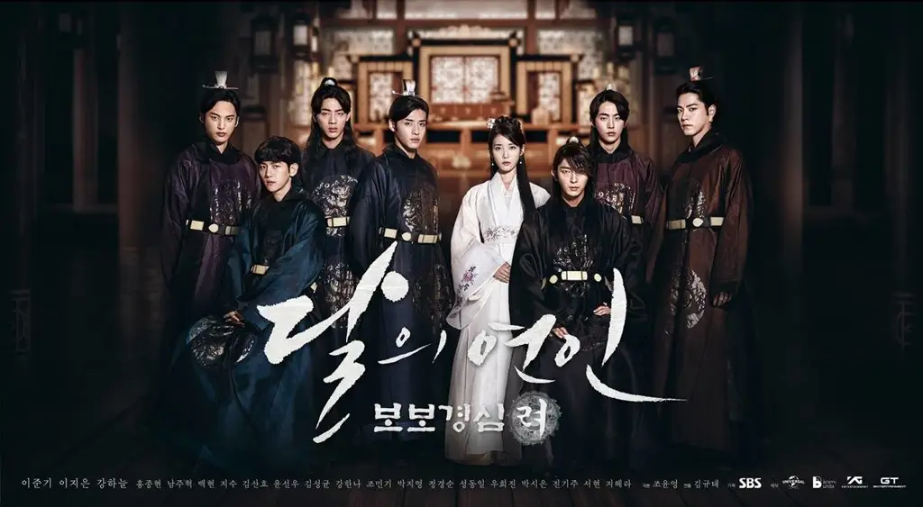 Adegan istana dalam drama Scarlet Heart Ryeo