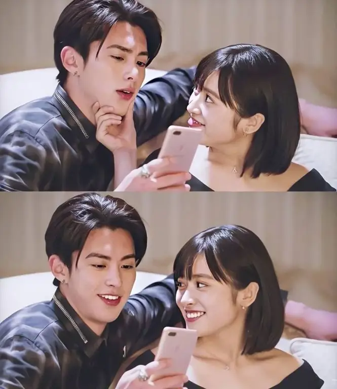 Adegan romantis Dylan Wang dan Shen Yue