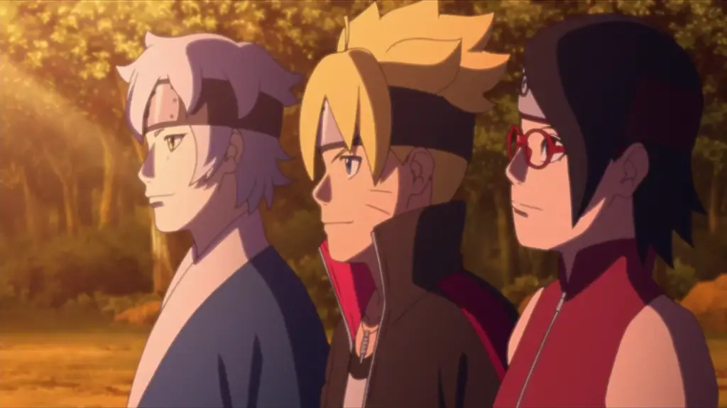 Gambar perbandingan Tim 7 Naruto dan Boruto