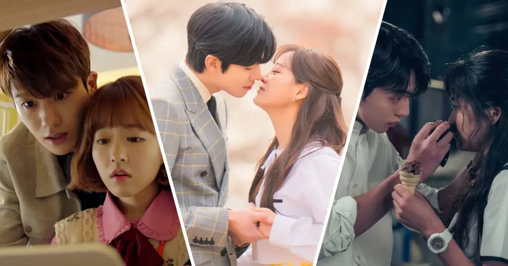 Adegan romantis dari drama Korea populer