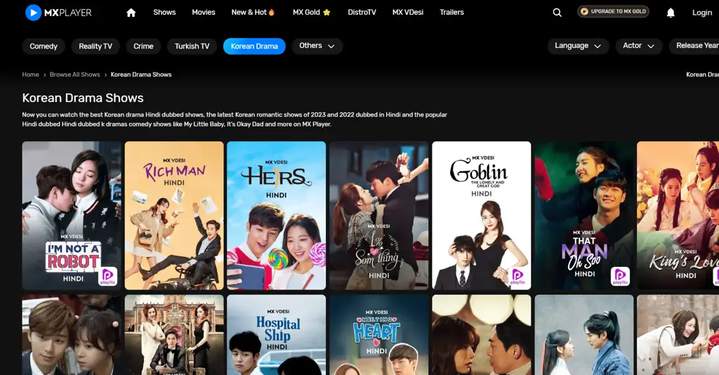 Berbagai platform streaming drama Korea