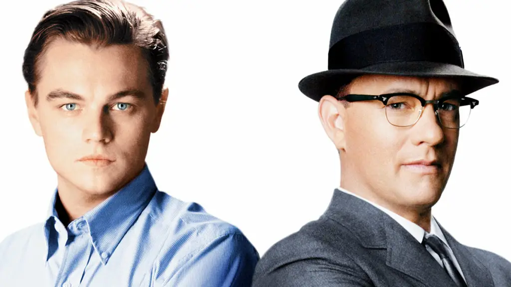 Foto Leonardo DiCaprio dan Tom Hanks dalam film Catch Me If You Can