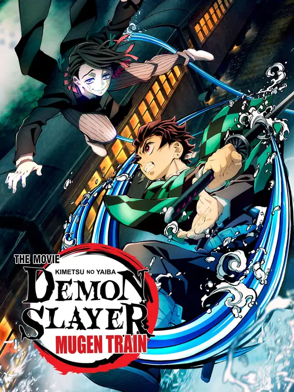 Poster film Demon Slayer Mugen Train