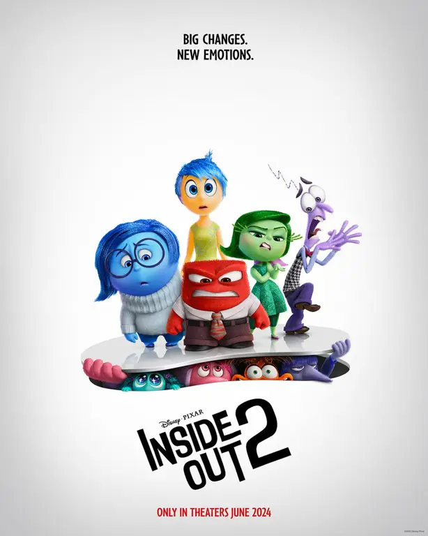 Karakter-karakter utama dalam film Inside Out 2