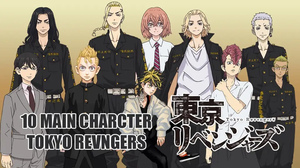 Karakter-karakter utama dalam anime Tokyo Revengers