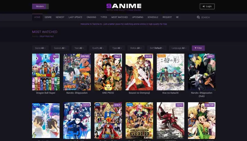 anime websites