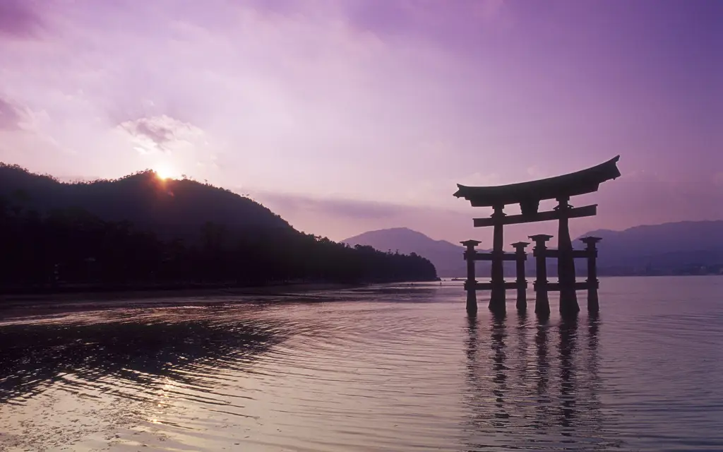 Pemandangan alam Jepang yang indah