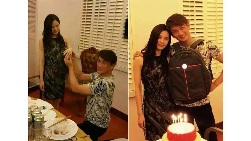 Foto Nicky Wu, Cecilia Liu dan keluarga