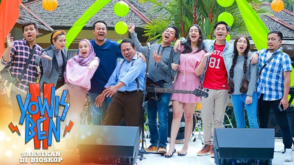 Foto behind the scenes pembuatan Yowis Ben The Series