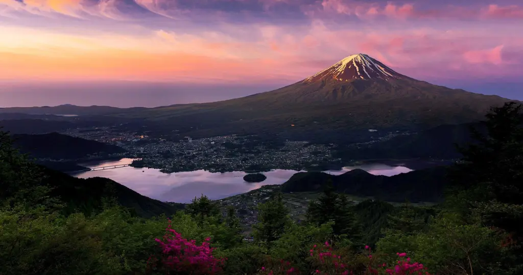 Pemandangan alam Jepang yang indah