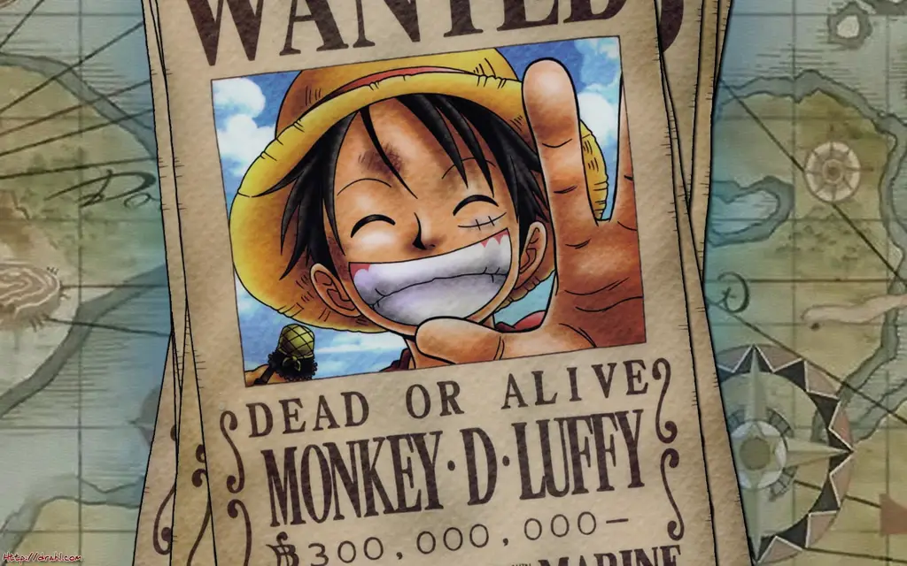 Gambar Luffy dari One Piece