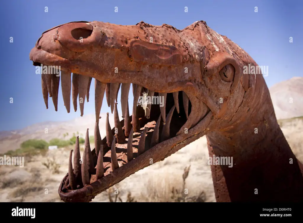 Gambar dinosaurus dari film Jurassic Park.