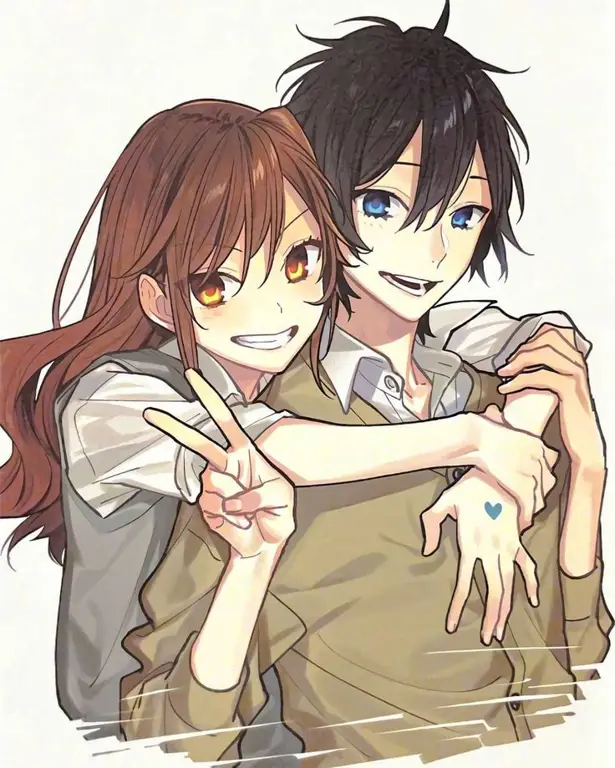 Gambar Miyamura dan Hori bersama