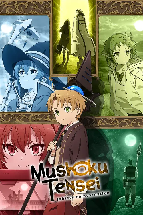 Gambar kelompok karakter Mushoku Tensei