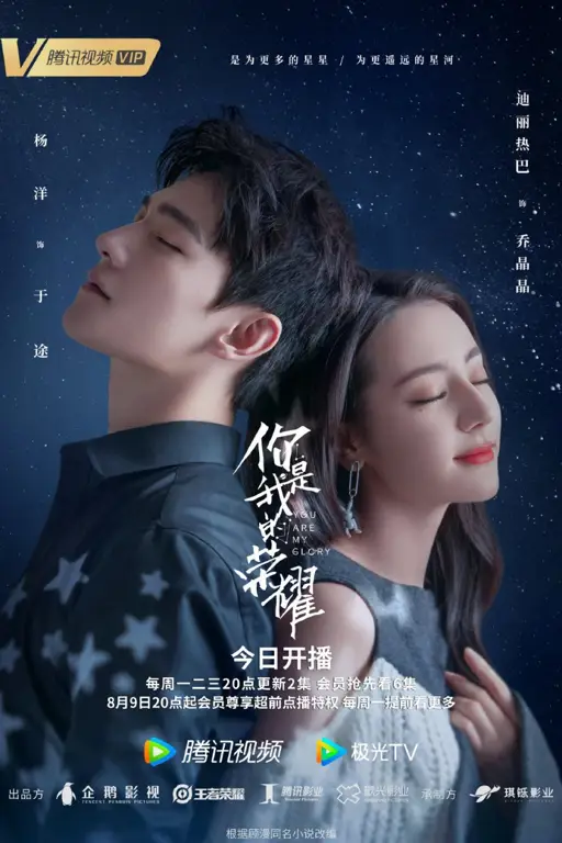 Poster berbagai drama China dengan genre berbeda