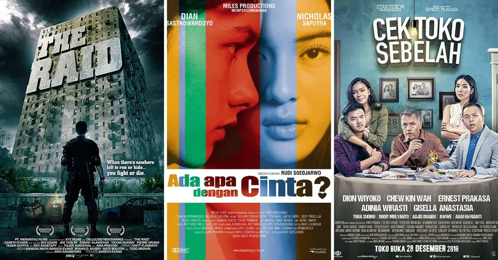 Berbagai genre film Indonesia