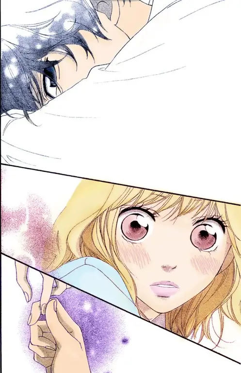 Ilustrasi karakter-karakter Ao Haru Ride