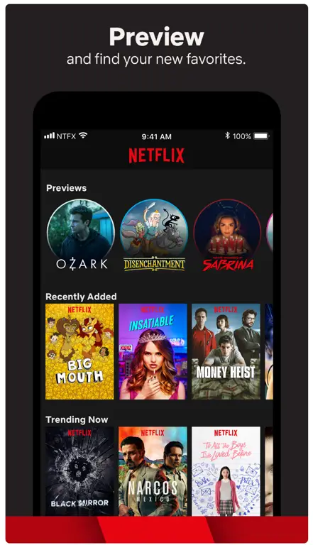 Screenshot antarmuka Netflix yang menunjukkan filter atau kategori konten dewasa (jika ada)