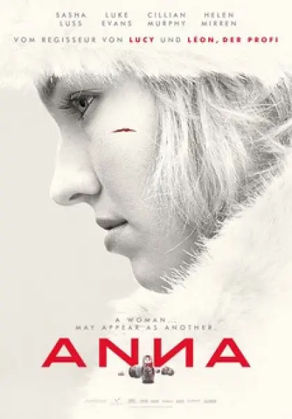 Poster film Anna yang menampilkan Sasha Luss