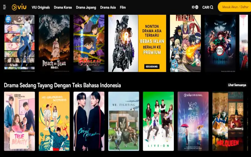 Gambar berbagai layanan streaming film Indonesia legal