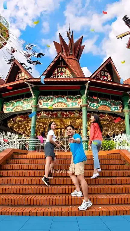 Pertunjukan kembang api yang spektakuler di Dufan