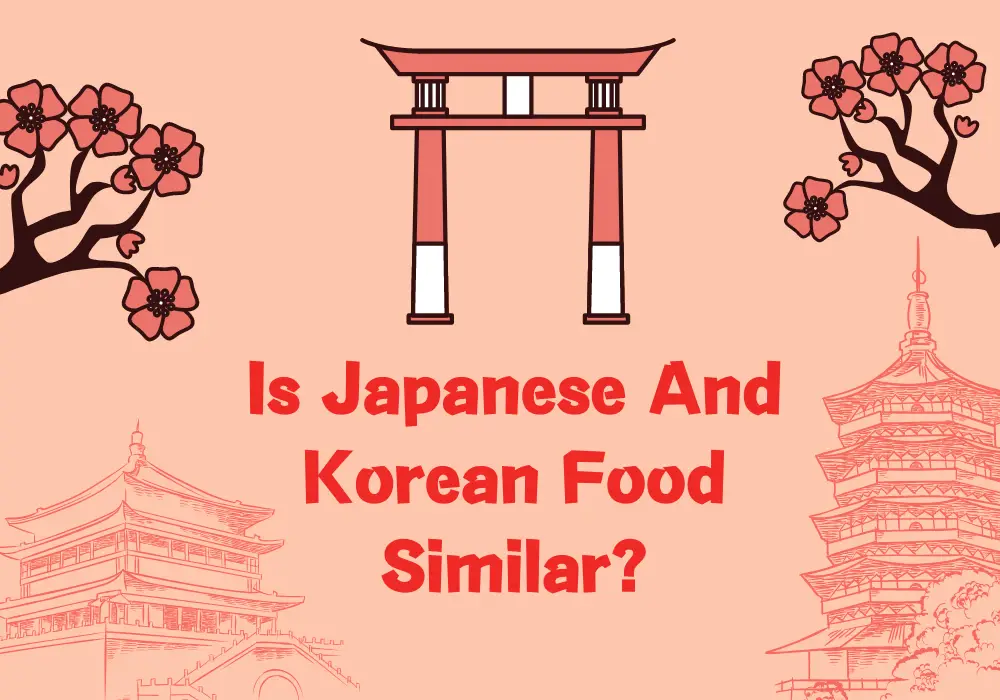 Gambar perbandingan makanan Korea dan Jepang