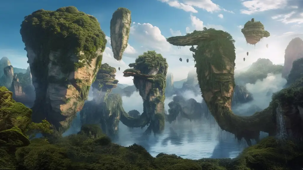 Pemandangan alam Pandora dalam film Avatar