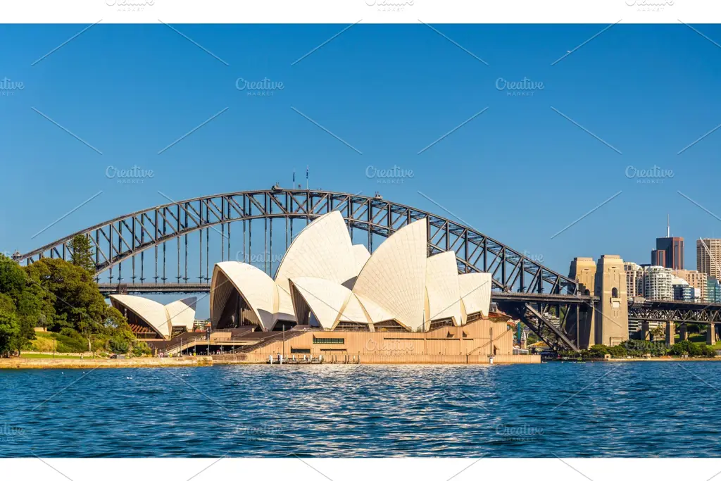 Gedung Opera Sydney dan Jembatan Harbour Bridge yang ikonik