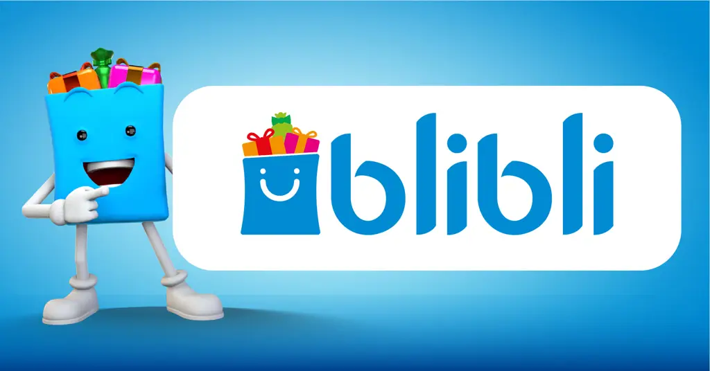 Website Blibli menampilkan berbagai kategori produk