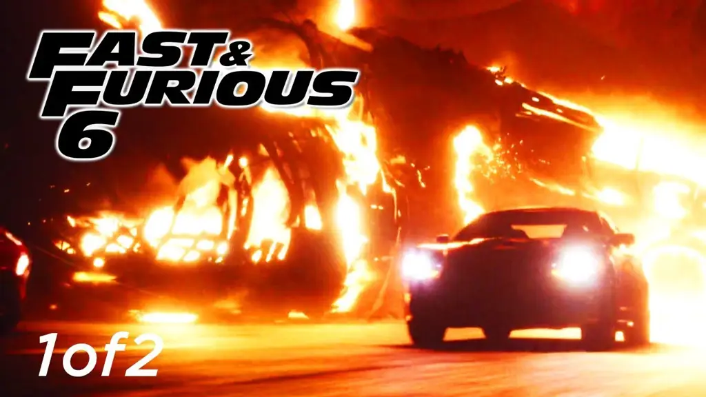 Adegan kejar-kejaran mobil Fast and Furious