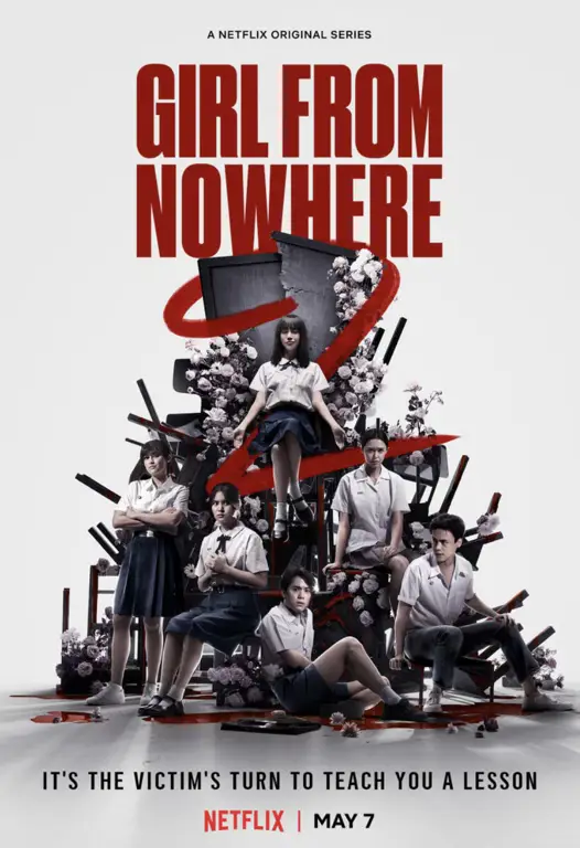 Suasana sekolah dalam serial Girl From Nowhere