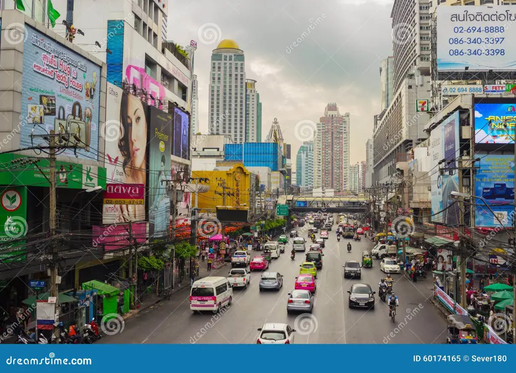 Adegan jalanan Bangkok